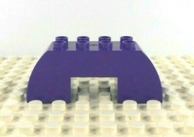 Lego Duplo Artículo Arco 2x4 2" Alto Lados Curvos (1) Púrpura Foto 1 de 2