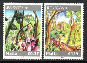 MALTA MNH 2011 SG1686-87 Europa, Forests - Picture 1 of 1