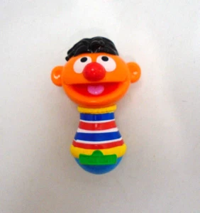 Sesame Street 2013 Ernie 4" Plastic Baby Rattle - Picture 1 of 3