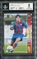 2004-05 Panini Megacracks Lionel Messi Rookie #71 BIS BGS 8 NM-MT