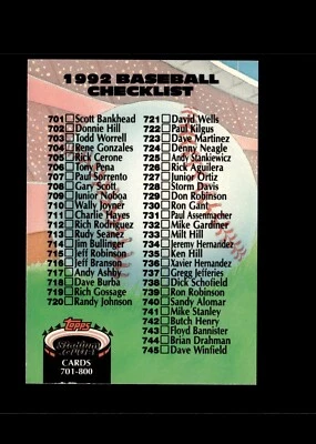 1992 Topps Kirk Dressendorfer #806 - Image 1 of 2