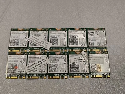 Misto Di 10 Schede Wireless Intel 7265NGW - Usate, Funzionanti - Immagine 1 di 4