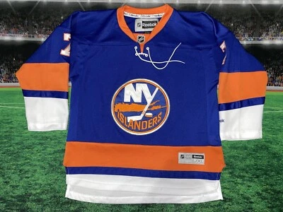 Молодежная футболка New York Islanders No7 Jordan Eberle Reebok размер L/XL бывшая в употреблении - Изображение 1 из 4