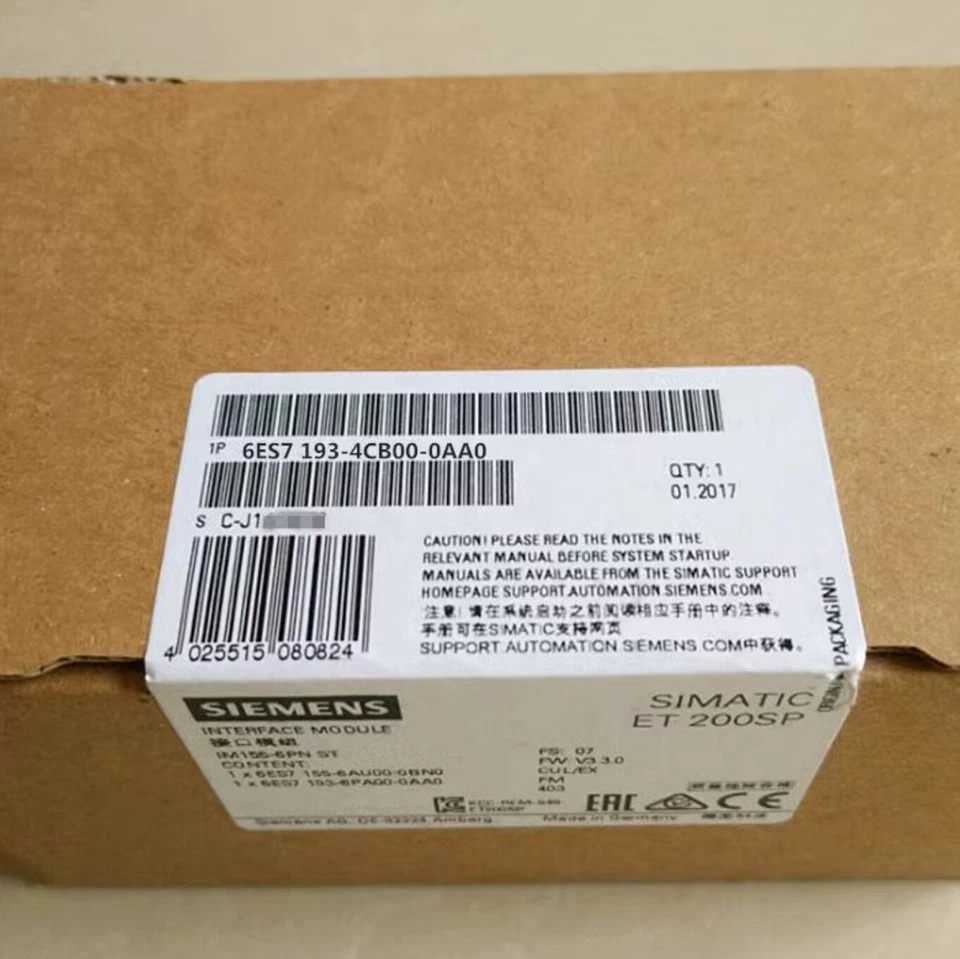 SIEMENS ET200S Terminal Module 6ES7193-4CB00-0AA0 - Image 1 of 1