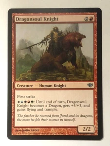 Dragonsoul Knight 62/145 Conflux MTG Magic the Gathering LIGHTLY PLAYED LP - Picture 1 of 2