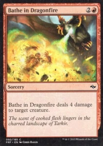 BAÑO EN DRAGONFIRE 092/185 FATE REFORJADO MTG MÁGICO MP - Imagen 1 de 1