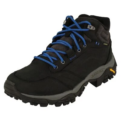 Hombre Merrell Moab Aventura Medio Plr Wp J002165 Cuero con Cordones Agua Botas - Imagen 1 de 4