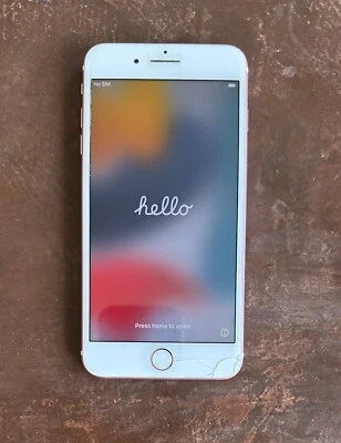 Apple iPhone 7 Plus 256gb (unlocked) in rose gold, with two compatible cases - Image 1 of 4