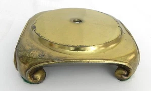 Vintage Berman 1989 Messing Ton Lampe eckig ungestempelt Sockel Ausschlachten 1. 10 lb - Bild 1 von 12