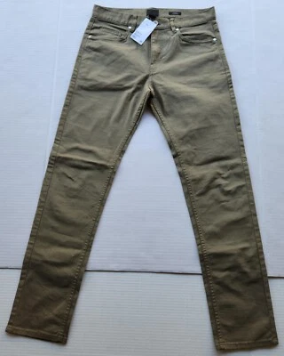 Pantalones de mezclilla H&M ajustados cupé Etroite monocromáticos beige oscuro - Talla: 28/30 Foto 1 de 4