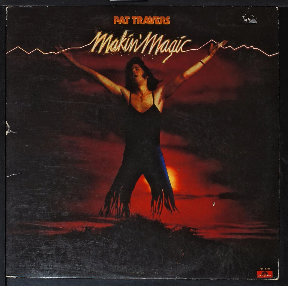 Pat Travers - Makin' Magic - original LP record [NHB2-066] USA PROMO - Image 1 of 4