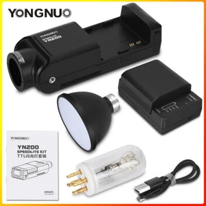 YONGNUO YN200 TTL HSS 2.4GHz 200W Pocket Flash Light Outdoor Camera Speedlite - Picture 1 of 6