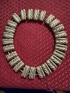 Antique Edwardian Repousse Expansion Bracelet Gold Filled? - Picture 1 of 6