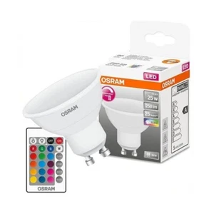 Osram LED Star 4.5W (25w) Colour Changing Dimmable GU10 spot with Remote Control - Picture 1 of 12