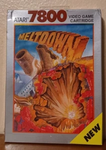 New Vintage Atari 7800 Meltdown Factory Sealed 1990 Video Game - Picture 1 of 6