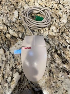 Vintage Compaq M-S34 PS/2 Ball Mouse - Picture 1 of 5