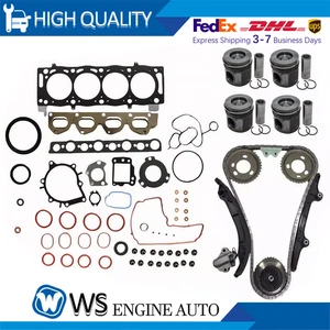 Cylinder Head Gaskets Piston Set Timing Chain Kit For Land Rover 2.2L 2011-2019 - Picture 1 of 10