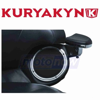 Kuryakyn Rear Speaker Accents for 2018 Harley Davidson FXBR Breakout 107 - bw Foto 1 de 4