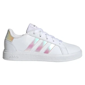 Adidas Grand Court 2.0K Superstar Sneaker weiß irisierende Streifen Gr. 3,5 NEU - Bild 1 von 6