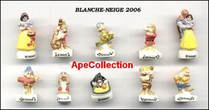 SCHNEEWITTCHEN 7 ZWERGE 2006 Set 10 FIGURE 3cm Porzellan FEVES Frankreich DISNEY - Bild 1 von 1