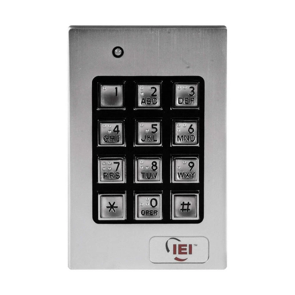 LINEAR  Weather Resistant Keypad,4-1/2" H 54GC19 - Image 1 of 1
