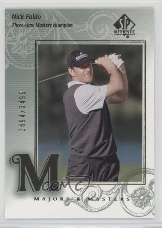 2002 SP Authentic Majors & Masters /3499 Nick Faldo #131 - Image 1 of 1