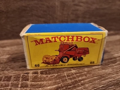 Cosechadora vintage Matchbox Lesney Claas #65 SOLO CAJA VACÍA Foto 1 de 4