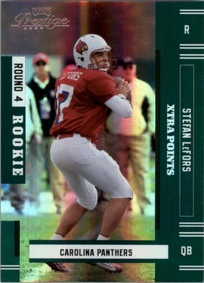 2005 Playoff Prestige Xtra Points Green #168 Stefan LeFors /50 - FB - Image 1 of 2