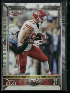 2015 Topps Chrome #86 Travis Kelce Refractor - Picture 1 of 2