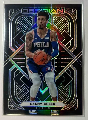 2020 帕尼尼黑曜石丹尼绿色电动蚀刻亚洲 #71 76ers — 第 1/4 张图片