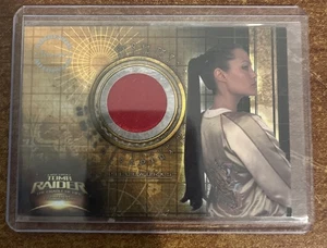 2003 INKWORKS TOMB RAIDER ANGELINA JOLIE WORN RELIC SILK DRAGON JACKET - Picture 1 of 2