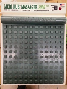 Medi Rub Vibrating Foot Massager 2000 Plus Model MR-3F Massage Machine MediRub - Picture 1 of 5