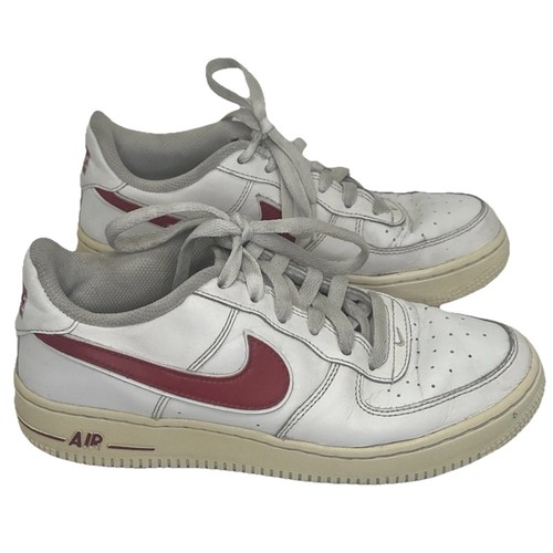 Nike Air Force 1 Youth Taglia 5.5Y Sneakers Basse Palestra Rosso Wht AV6252 101