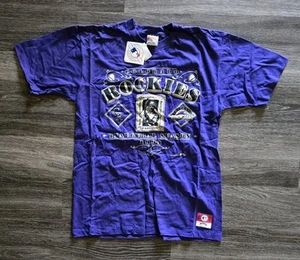 Vintage 1993 Premiere COLORADO ROCKIES Nutmeg T-SHIRT NWT NEW Old Stock Size XL - Picture 1 of 5