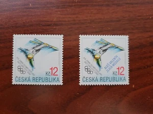Czech Republic - 2002 Winter Olympics Stamps MNH F/VF, SC#33164,3168 (CV $2.50) - Picture 1 of 2