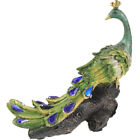 Peacock Garden Figure Ornament Child Resin Statue Decor