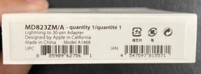 Apple Lightning to 30-pin Adapter Car Audio Dock HiFi iPhone Speaker Transmit - Bild 1 von 4