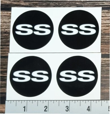 Calcomanía adhesiva tapa central llanta Chevrolet SS Super Sport - ¡Hecha en EE. UU.! Foto 1 de 2