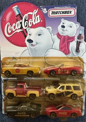 1999 Matchbox Coca-Cola  Dad’s And Son’s Ford Truck Set Collectibles SKU U11 - Image 1 of 4