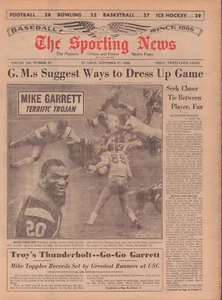 The Sporting News Magazine November 27 1965 Mike Garrett 091117jhsn - Imagen 1 de 1