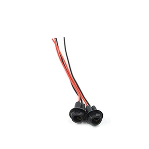 2x Car T10 194 LED Wedge Bulb Holder Adapter Socket Harness Plugs Connector - Picture 1 of 12