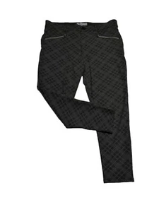 Wit & Wisdom Damen Hose schwarz grau kariert Crop Skinny Ankle Chino Größe 16P - Bild 1 von 10