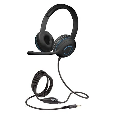 3.5mm Stereo Headset (AC-5002) with Noise Canceling Microphone for PCs, Table... - Image 1 of 4