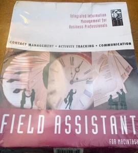 FIELD ASSISTANT Vintage MAC / Macintosh Software - Contact Management Brand NEW - Picture 1 of 9