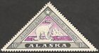 (AOP) Alaska 1922 ARCTIC AIR MERCY FLGHT triangular stamp MH
