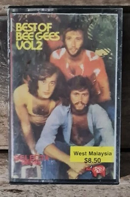 Rare-The Best Of Bee Gees Vol 2 -Unique Cover Label Malaysia Cassette-Not Lp - Image 1 of 4