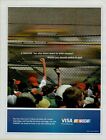 2006 VISA Check Card NASCAR Fans Slow Go Play Golf Race Track Vintage Print Ad