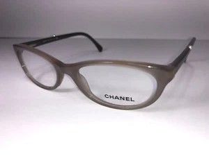 CHANEL Eyeglass Frames 3254 c. 1416 Women’s Glasses Taupe w PEARL RARE $599 MSRP - Picture 1 of 7