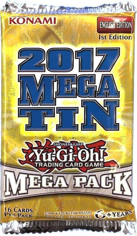 YUGIOH 1ST EDITION 2017 MEGA-TIN MEGA PACK BOOSTER BRAND NEW (17 CARDS) - Image 1 of 1