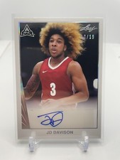 2021-22 Leaf Memories - 1990 Base Autographs Silver #BA-JDD JD Davison /10